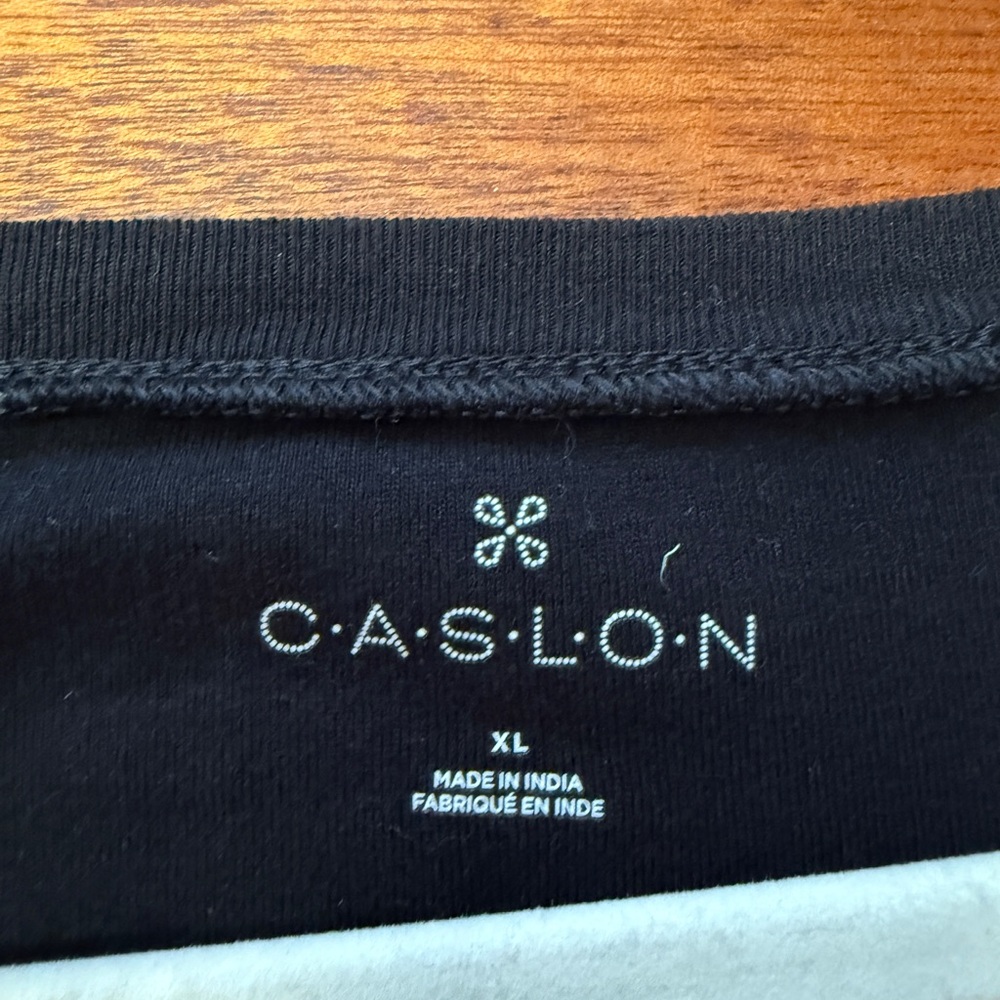 Caslon Black Quarter Sleeve Tee - Picture 2 of 3